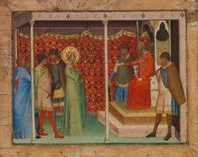Saint Reparata before the Emperor Decius, ca. 1338-40. Creator: Bernardo Daddi