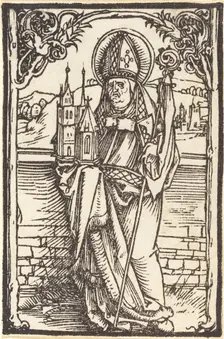 Saint Wolfgang, c. 1500. Creator: Albrecht Durer