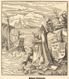 Saint Walpurgis, 1516/1518. Creator: Leonhard Beck