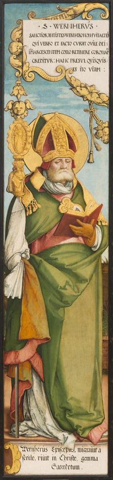 Saint Werner, 1535-1538. Creator: Master of Messkirch