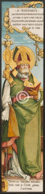 Saint Werner, 1535-1538. Creator: Master of Messkirch.