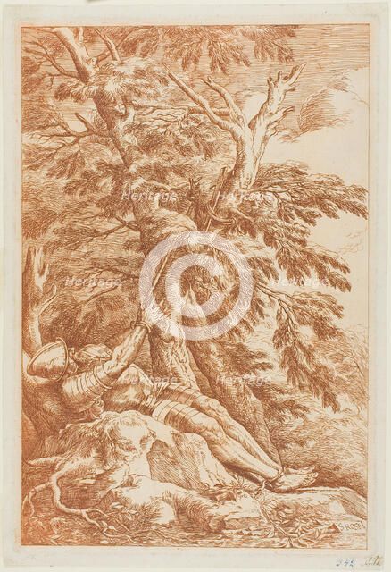 Saint William of Maleval, c. 1780. Creator: Carlo Antonini.