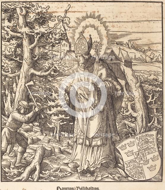 Saint Willibaldus, 1516/1518. Creator: Leonhard Beck.