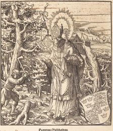 Saint Willibaldus, 1516/1518. Creator: Leonhard Beck