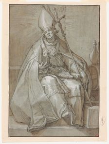 Saint Willibrord, 1625/30. Creator: Abraham Bloemaert