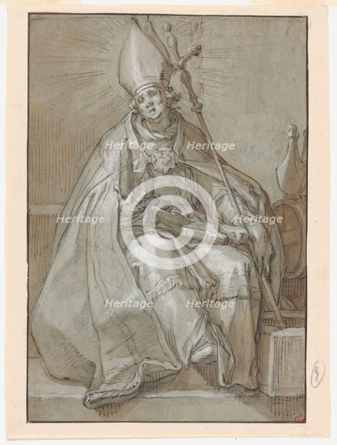 Saint Willibrord, 1625/30. Creator: Abraham Bloemaert.