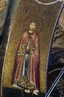 Saint Tarachus of Cilicia, Church of the Holy Saviour, Istanbul, 14th century. Creator: Unknown