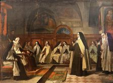Saint Teresa of Jesus, 1868. Creator: Benito Mercade y Fabregas