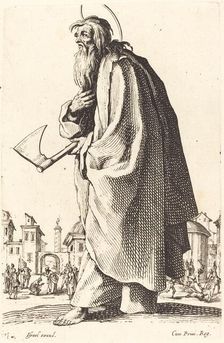 Saint Thaddeus, published 1631. Creator: Jacques Callot