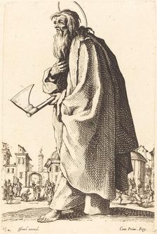 Saint Thaddeus, published 1631. Creator: Jacques Callot