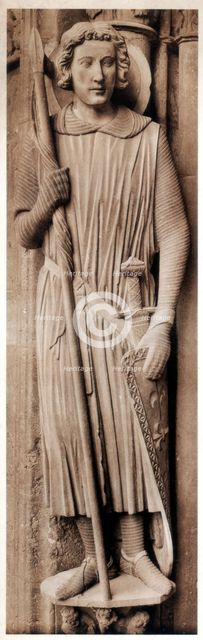 Saint Theodore, Cathedral of Chartres, France, 13th century. Artist: Unknown