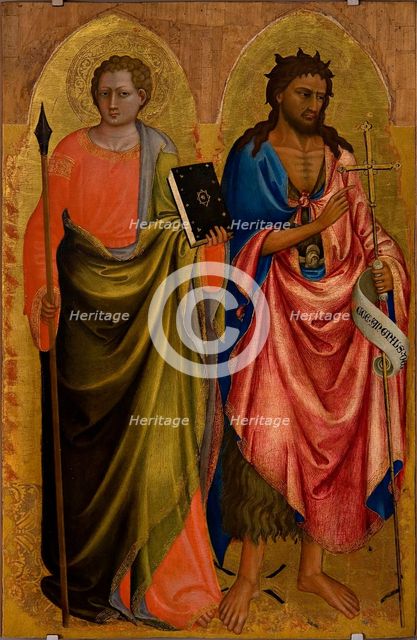 Saint Thomas and Saint John the Baptist, First third of the 15th cen.. Creator: Bicci di Lorenzo (1373-1452).