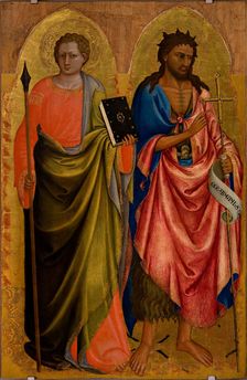 Saint Thomas and Saint John the Baptist, First third of the 15th cen.. Creator: Bicci di Lorenzo (1373-1452)