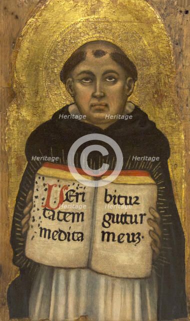 Saint Thomas Aquinas, 1418. Creator: Taddeo di Bartolo (1362/63-1422).