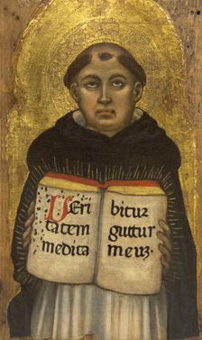 Saint Thomas Aquinas, 1418. Creator: Taddeo di Bartolo (1362/63-1422)