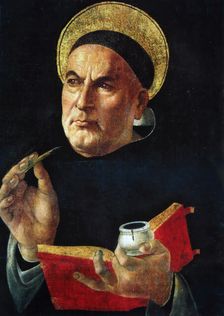 Saint Thomas Aquinas. Creator: Botticelli, Sandro (1445-1510)