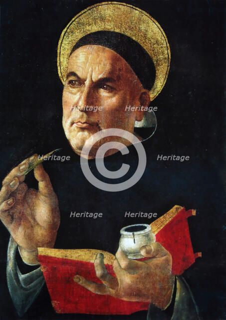 Saint Thomas Aquinas. Creator: Botticelli, Sandro (1445-1510).