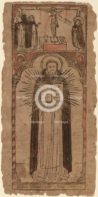 Saint Thomas Aquinas, c. 1450. Creator: Unknown.