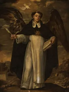 Saint Thomas Aquinas, late 17th-early 18th century. Creator: José Risueño