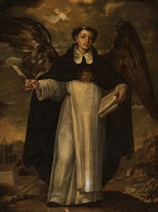 Saint Thomas Aquinas, late 17th-early 18th century. Creator: José Risueño