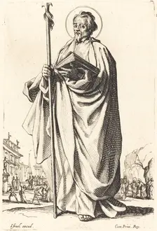 Saint Thomas, published 1631. Creator: Jacques Callot