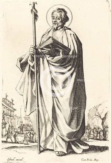 Saint Thomas, published 1631. Creator: Jacques Callot.