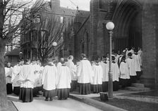 Saint Thomas P.E. Church - Consecration Services, Dec 1912. Creator: Harris & Ewing
