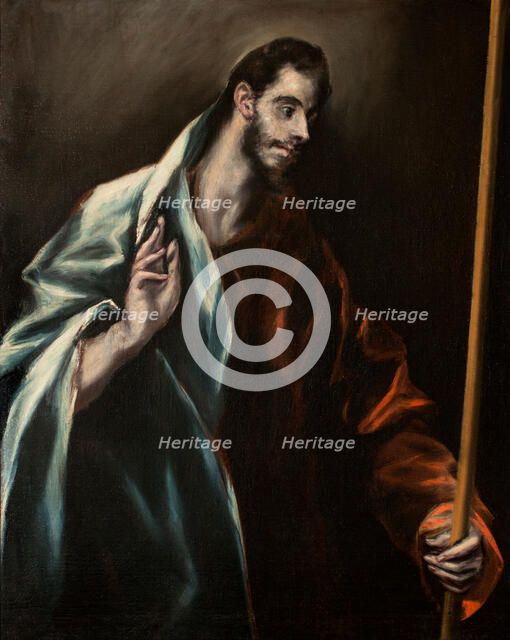 Saint Thomas the Apostle. Artist: El Greco, Dominico (1541-1614)