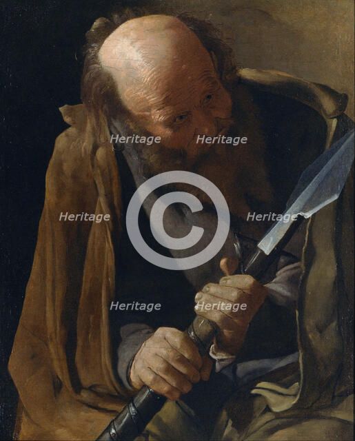 Saint Thomas the Apostle. Artist: La Tour, Georges, de (1583-1652)
