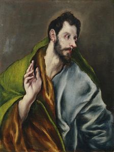 Saint Thomas the Apostle, between c1608 and c1614. Creator: El Greco