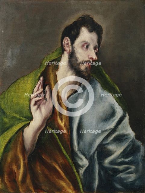 Saint Thomas the Apostle, between c1608 and c1614. Creator: El Greco.