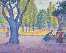 Saint-Tropez, fontaine des Lices, 1895. Creator: Signac, Paul (1863-1935)