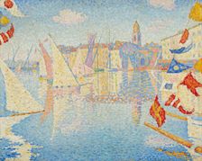 Saint-Tropez, port en fête, 1895. Creator: Signac, Paul (1863-1935)