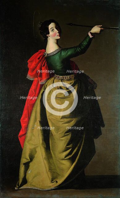 Saint Ursula, 1635-1640. Artist: Zurbarán, Francisco, de (1598-1664)