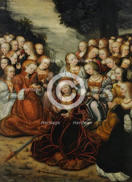 Saint Ursula and the Virgins, 1625. Creator: Follower of Lucas Cranach the Younger.