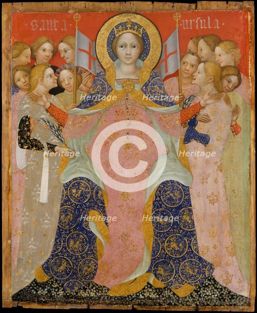 Saint Ursula and Her Maidens, ca. 1410. Creator: Niccolò di Pietro.