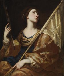 Saint Ursula, ca. 1650. Creator: Bernardo Cavallino