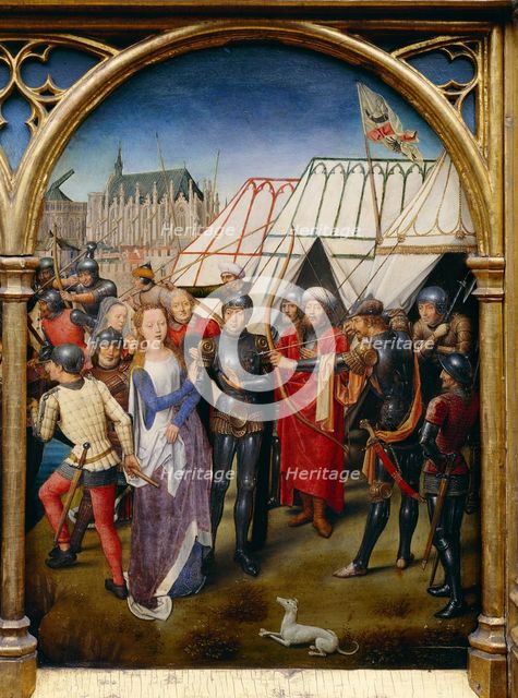Saint Ursula Shrine: The Martyrdom of Saint Ursula, 1489.