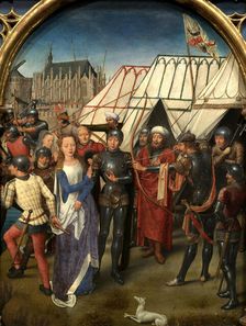 Saint Ursula Shrine: The Martyrdom of Saint Ursula, 1489. Creator: Memling; Hans (1433/40-1494)