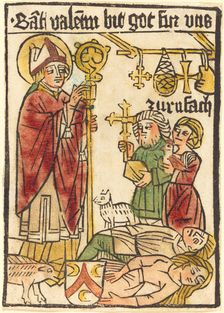 Saint Valentine, 1470/1480. Creator: Unknown