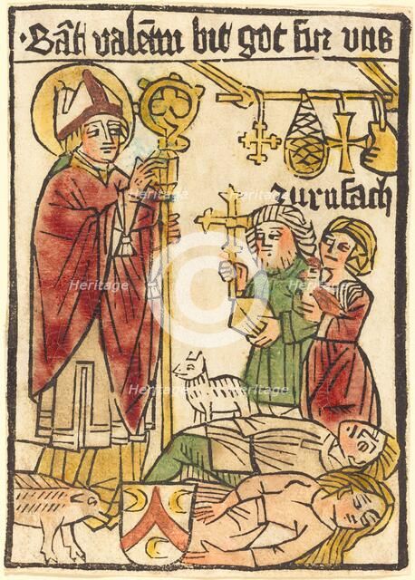 Saint Valentine, 1470/1480. Creator: Unknown.