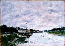 Saint-Valery-sur-Somme, 1890. Creator: Eugene Louis Boudin