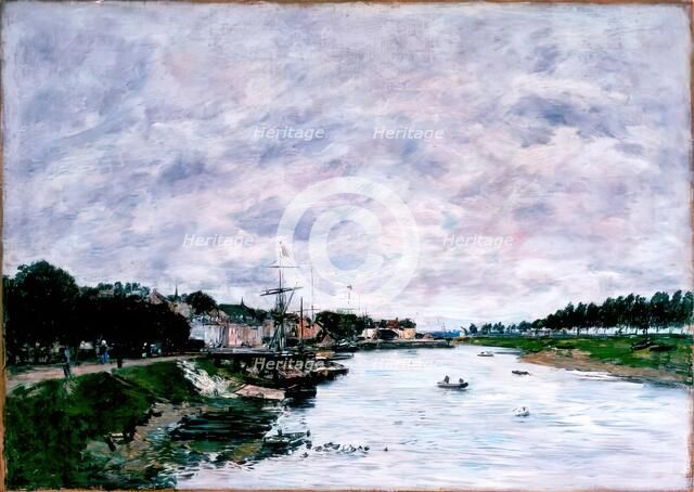 Saint-Valery-sur-Somme, 1890. Creator: Eugene Louis Boudin.