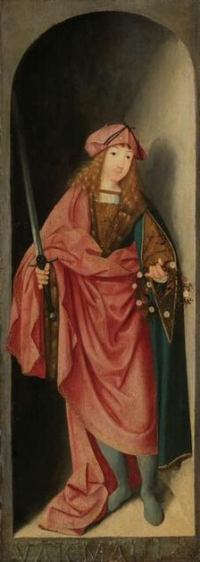 Saint Valerian, left wing of a triptych, c.1490-c.1500. Creator: Master of Brunswick