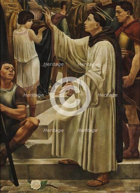 Saint Venantius of Camerino (Study for the altarpiece), 1923. Creator: Oppi, Ubaldo (1889-1942).