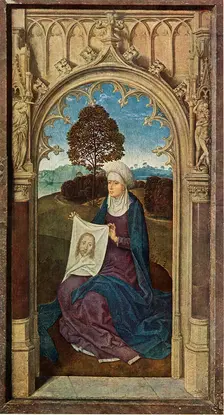 Saint Veronica 1470-1475. Creator: Hans Memling