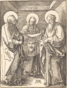 Saint Veronica between Saints Peter and Paul, 1509. Creator: Albrecht Durer
