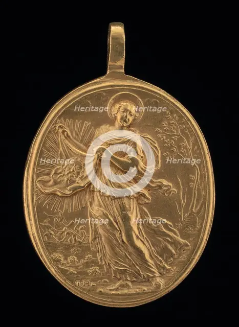 Saint Veronica [obverse], c. 1675. Creator: Giovanni Martino Hamerani.