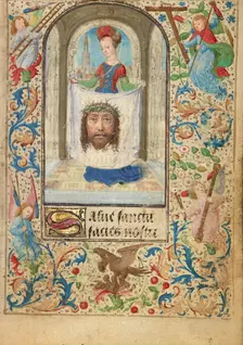 Saint Veronica; Prayer Book of Charles the Bold, about 1471. Creator: Lieven van Lathem