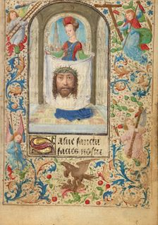 Saint Veronica; Prayer Book of Charles the Bold, about 1471. Creator: Lieven van Lathem